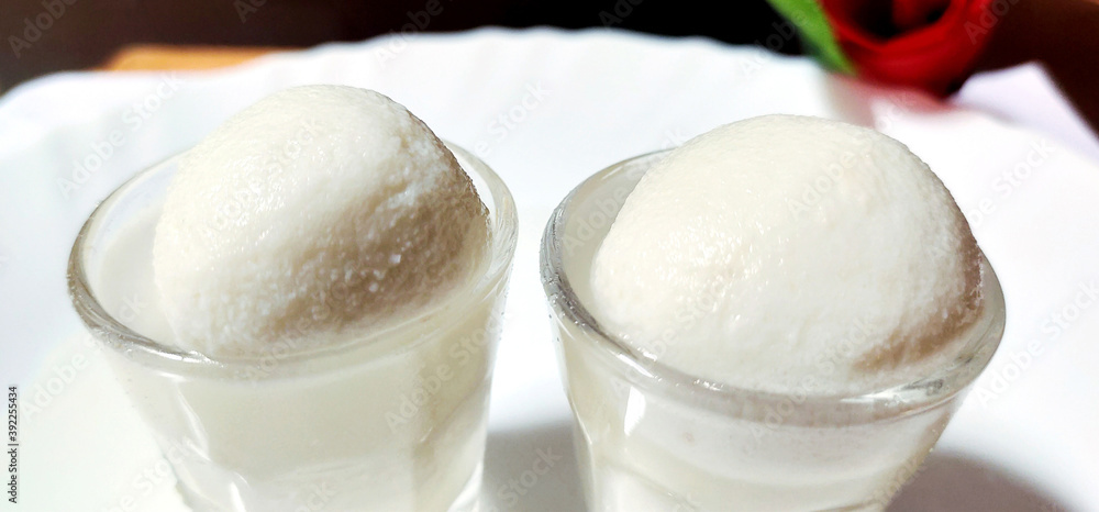 Indian Sweet Rasgulla Also Know as Rosogolla, Roshogolla, Rasagola, Ras Gulla is a Syrupy Dessert Popular in India. Indian Sweet Rasgulla Also Know as Rosogolla, Roshogolla, Rasagola, Ras Gulla is a Syrupy Dessert Popular in India.
