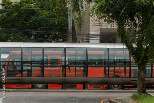 Estação Tubo na Avenida Sete de Setembro em Curitiba Paraná Brasil 