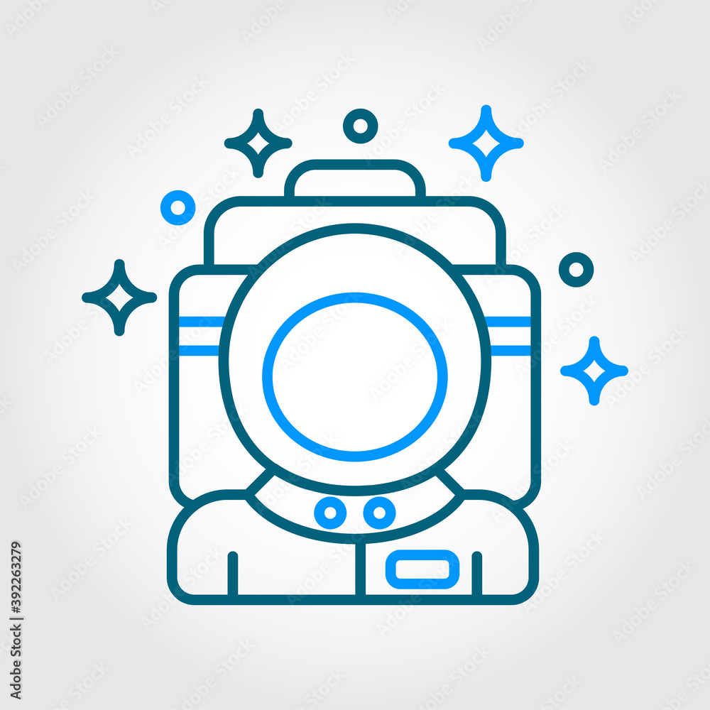 Flat Design Astronaut Vector Premium EPS10 Flat Design Astronaut Vector Premium EPS10
