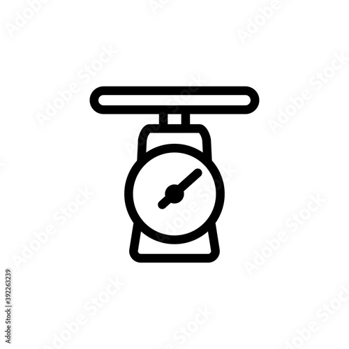 kitchen weighing scale icon,vector, design trendy