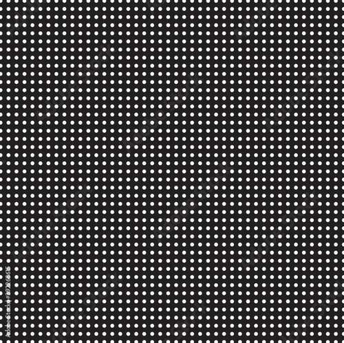 black background with white dots