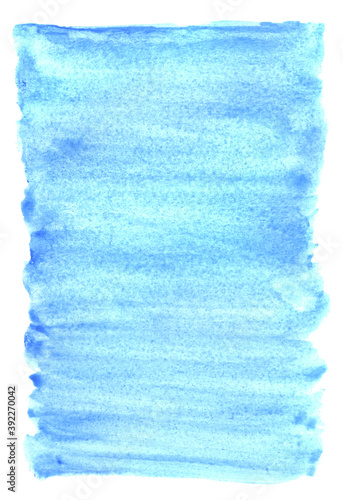 Bright light blue abstract watercolor background