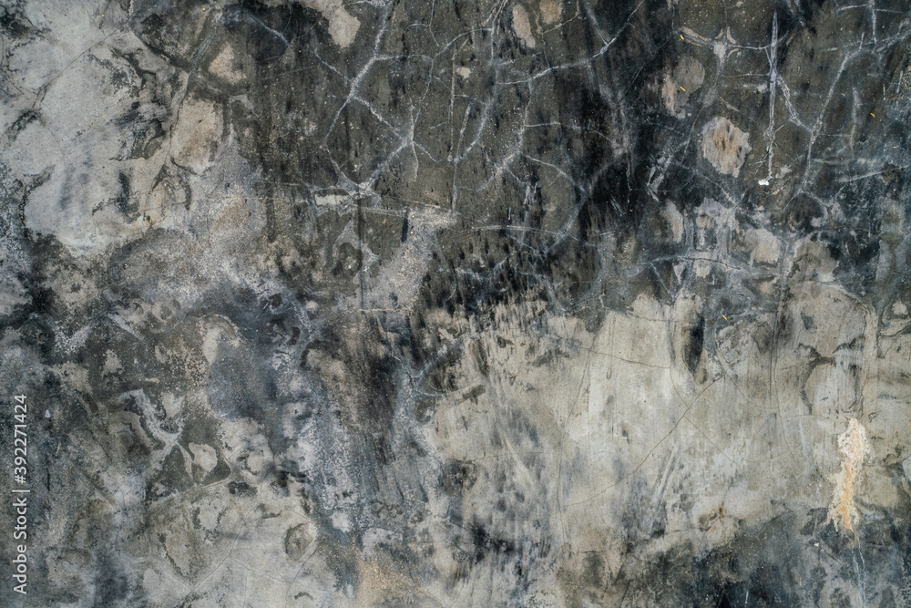 Abstract blank dark gray cement concrete texture wall - obrazy, fototapety, plakaty 
