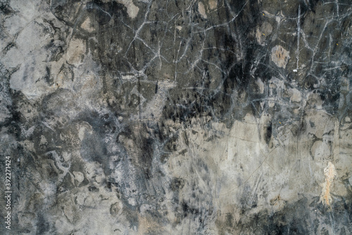 Abstract blank dark gray cement concrete texture wall