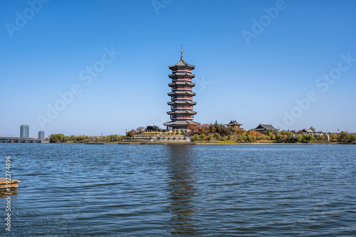 tower on the lake