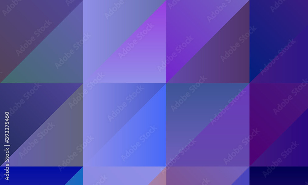 Nice Magenta and blue polygonal background, digitally created