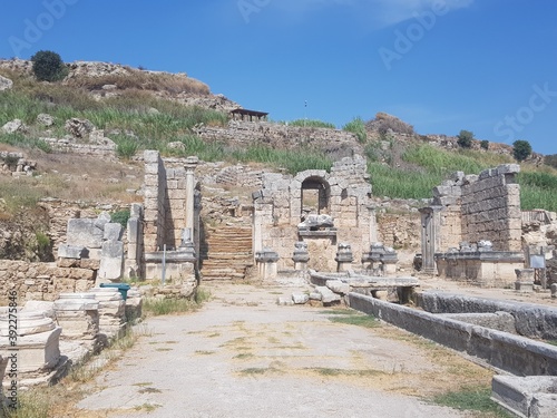 ruins of ancient roman amphitheater