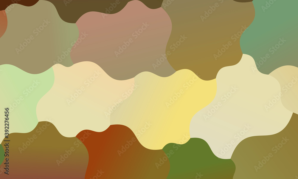 Original Brown and yellow polygonal background, digitally created