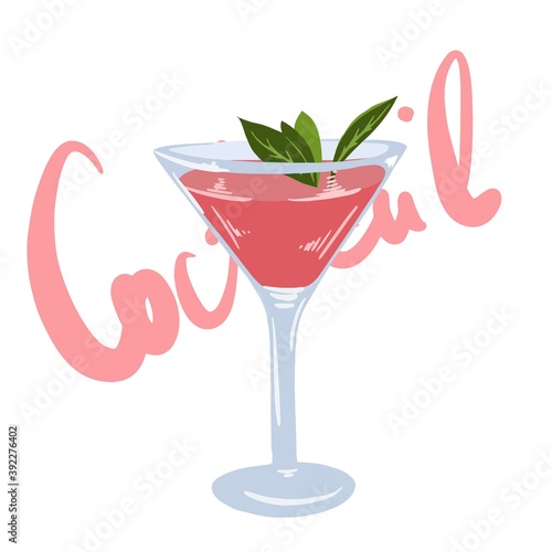 New Era Drinks Coctail menu, excellent vector illustration, EPS 10