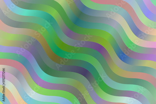 Nice Green and white waves abstract vector background.