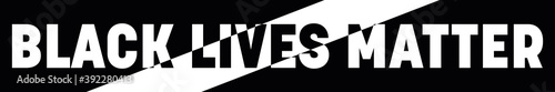 Black Lives Matter high contrast banner