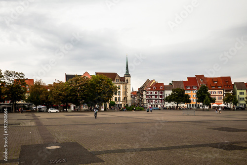 Innenstadt von Erfurt in Thüringen