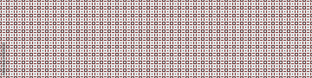Fototapeta premium Abstract Cross Pattern Dots Logo generative computational art illustration