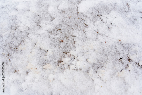 White Snow Background Abstract Texture