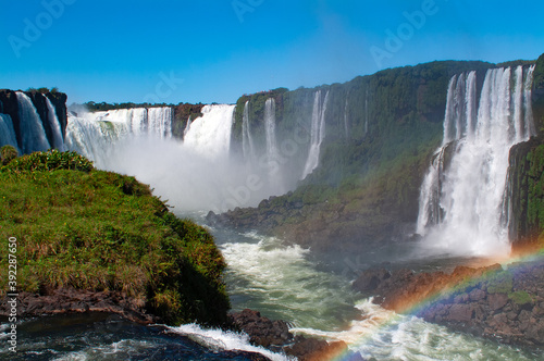 Iguazu Falls between Brazil  Argentina and Paraguay