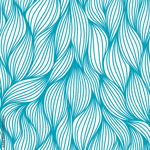 A seamless pattern of lines. A seamless abstract pattern of hand-drawn