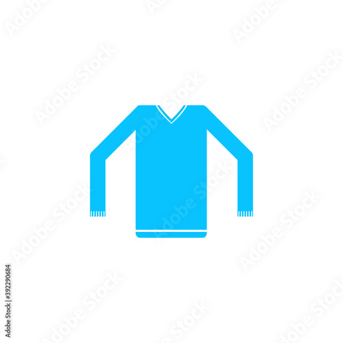 Sweater icon flat.
