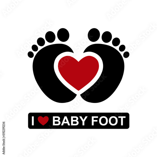 Baby footprints, i love baby foot. Heart, baby foots.