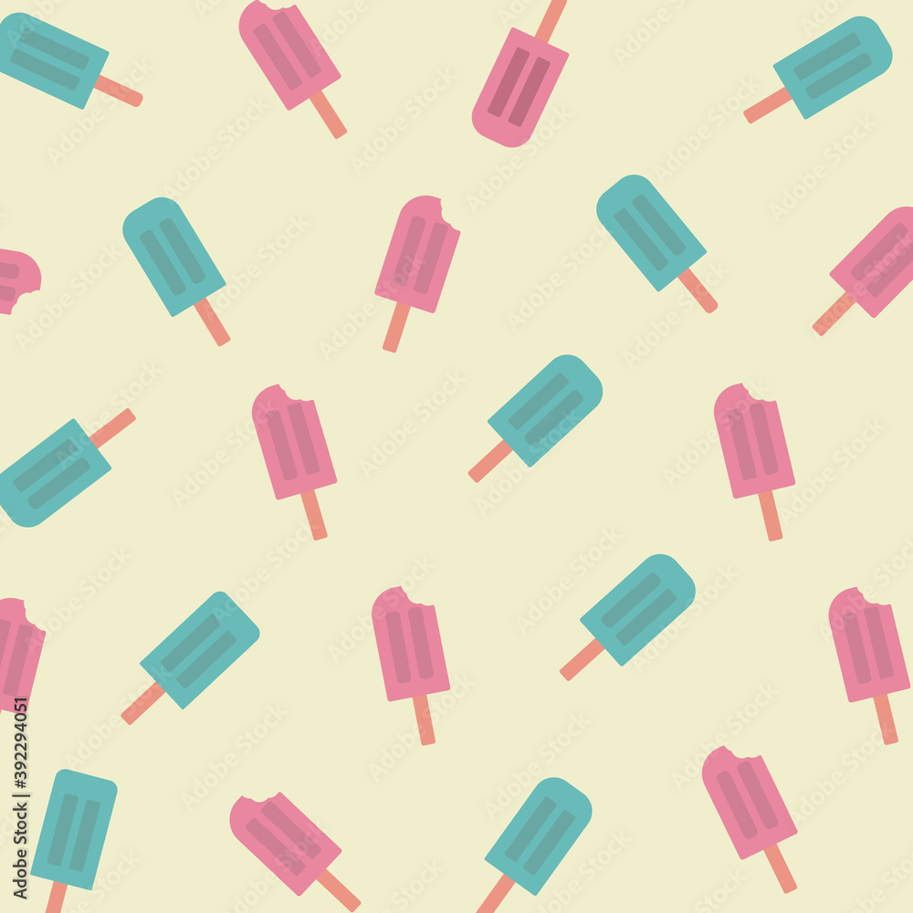 Pattern Ice Cream Summer Strawberry And Mint Pattern Ice Cream Summer Strawberry And Mint