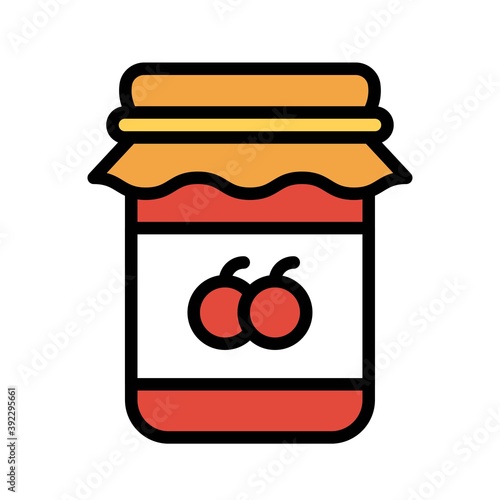 Jam icon, Thanksgiving related vector photo