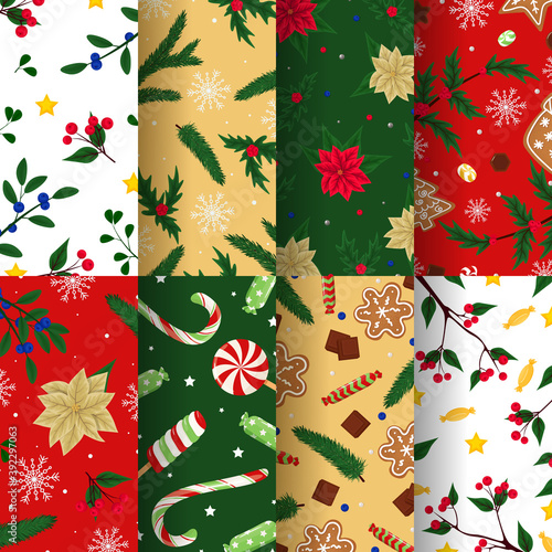 Christmas set of templates