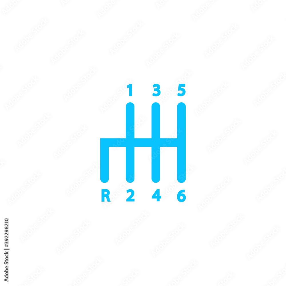 Transmission icon flat Transmission icon flat