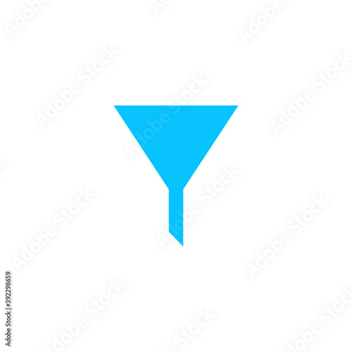 Free Download Funnel filter icon flat - GFXLoad