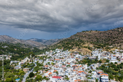 Picturesque Greek town of Kalamafka on the island of Crete © whitcomberd