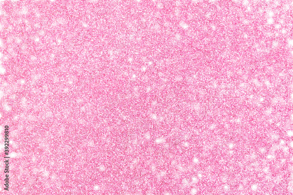 Fototapeta premium Glitter pink background. Shiny Christmas background.
