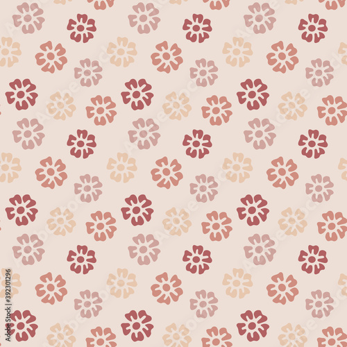 Pink seamless floral pattern background. Perfect for backgrounds, backdrop, Valentines day cart, sticker, fabric designs and wallpapers.