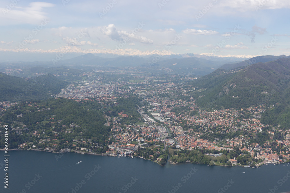 panorama of the city of Como.