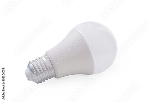 Side view of LED lamp isolated on white background