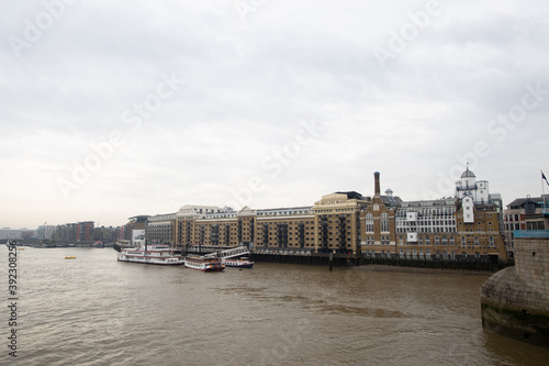 Thames river and historic buildings © leosanches