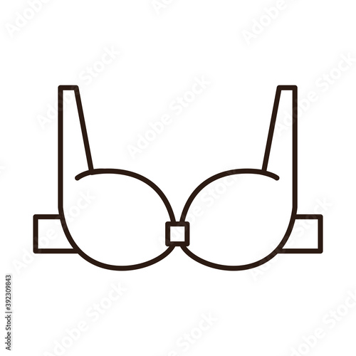 bra underwear fashion accessory female clothes line icon