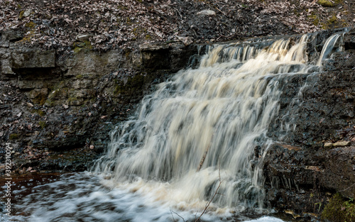 Waterfall in forest