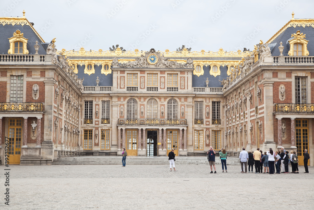 Versailles,France-June.2014:View of versailles palace paris, france.