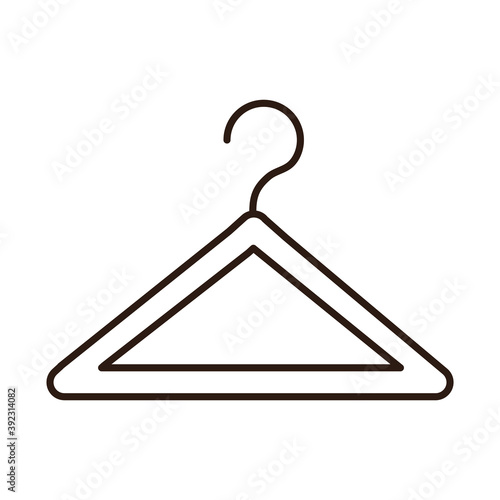 hanger accessory clothing line icon