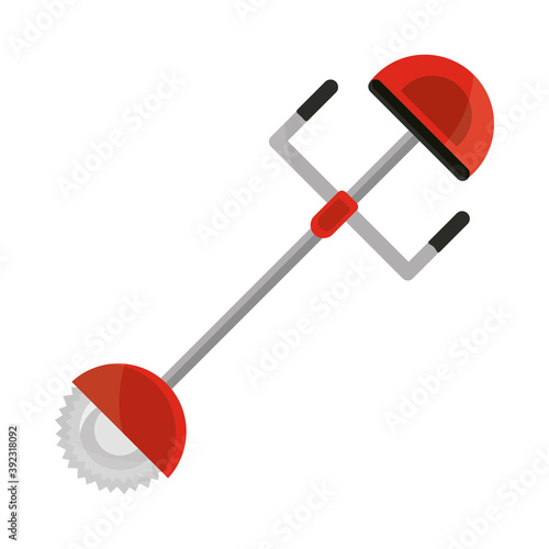 grass trimmer isolated on white background