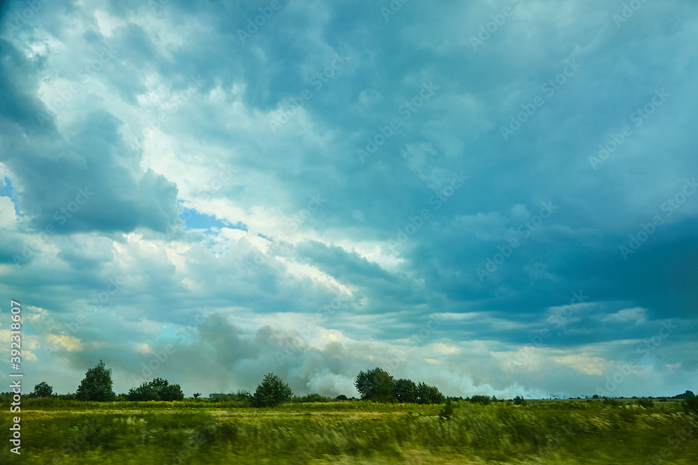 landscape with clouds landscape with clouds