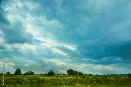 landscape with clouds © AlexanderBee 
