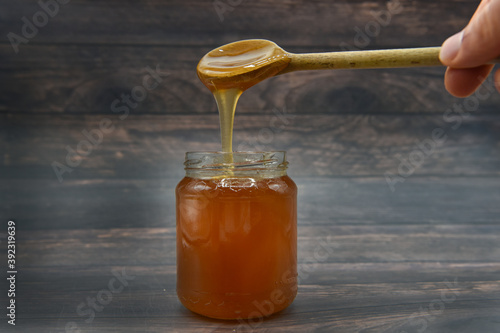miele barattolo vasetto miele biologico api millefiori  photo