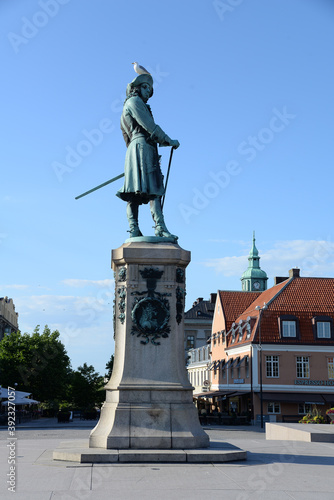 Denkmal Karl XI. am Stortorget in Karlskrona