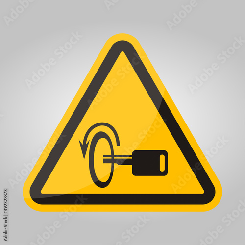 Switch Off Engine Symbol Sign Isolate On White Background,Vector Illustration EPS.10