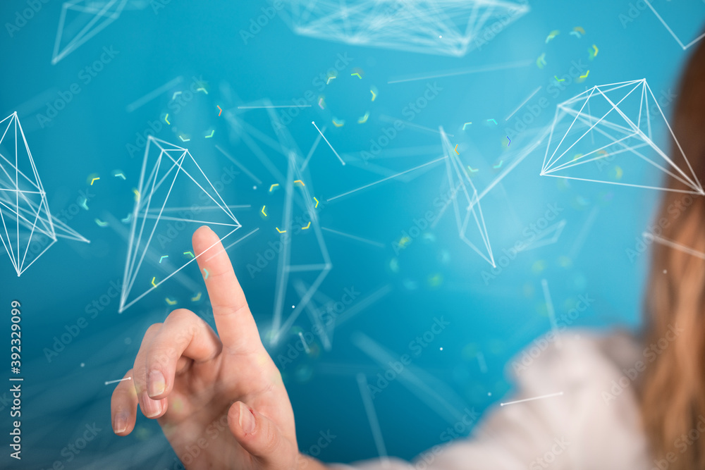 group of people talking in social network.