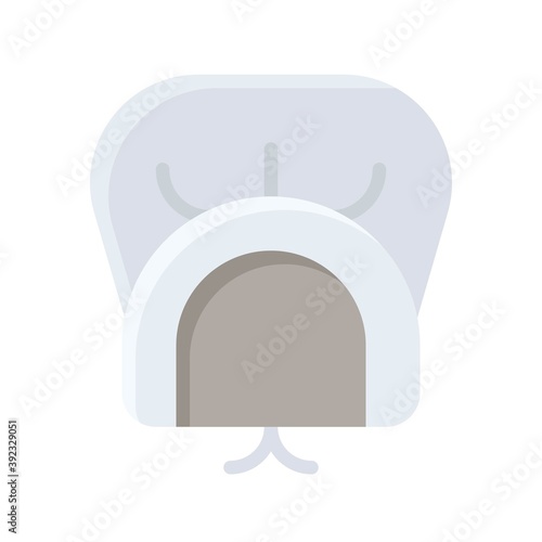 Pilgrim woman hat icon, Thanksgiving related vector