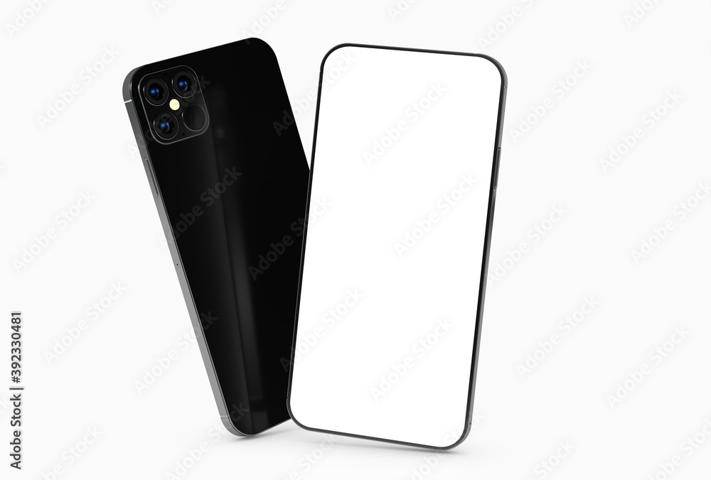 a digital smartphone device mobile phone 3d isolated a digital smartphone device mobile phone 3d isolated