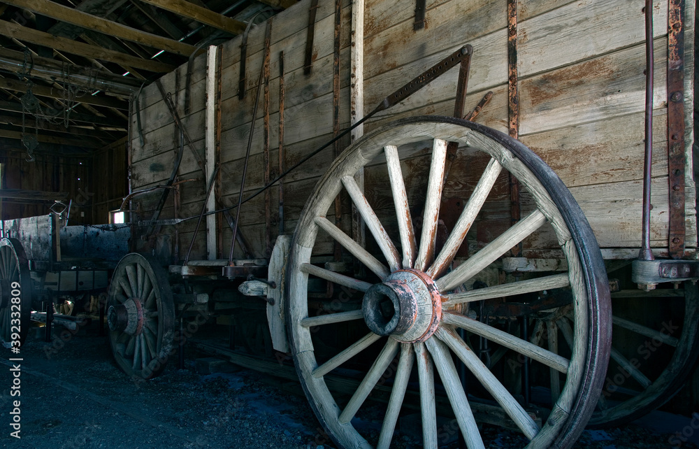 Wagon in Livery at Bodie Ghost Town State Park, CA