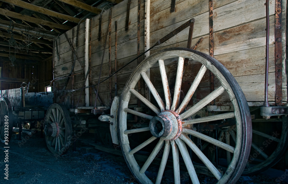 Wagon in Livery at Bodie Ghost Town State Park, CA Wagon in Livery at Bodie Ghost Town State Park, CA