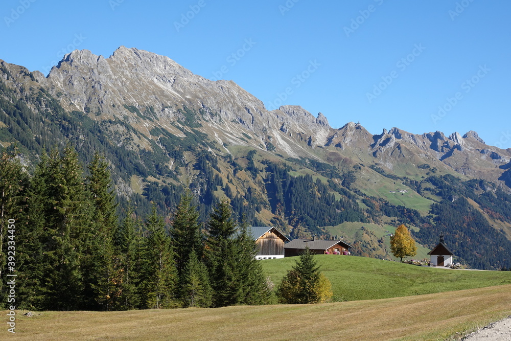 Kapelle bei Sonntag-Stein in Vorarlberg