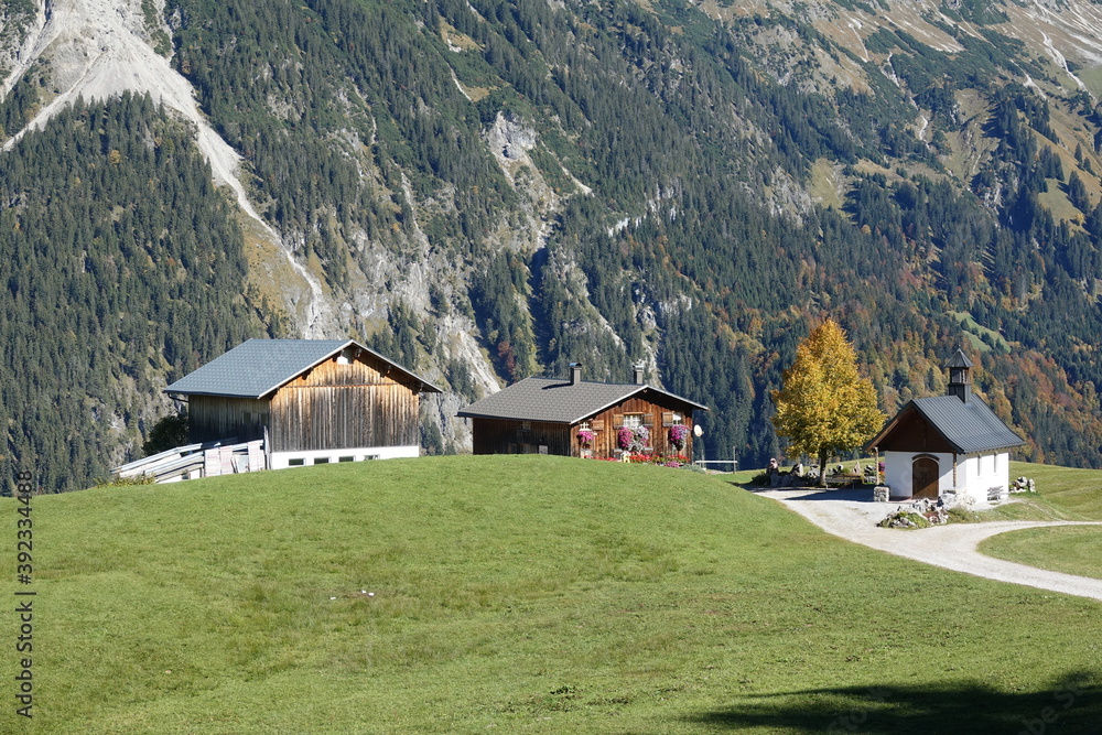 Kapelle bei Sonntag-Stein in Vorarlberg
